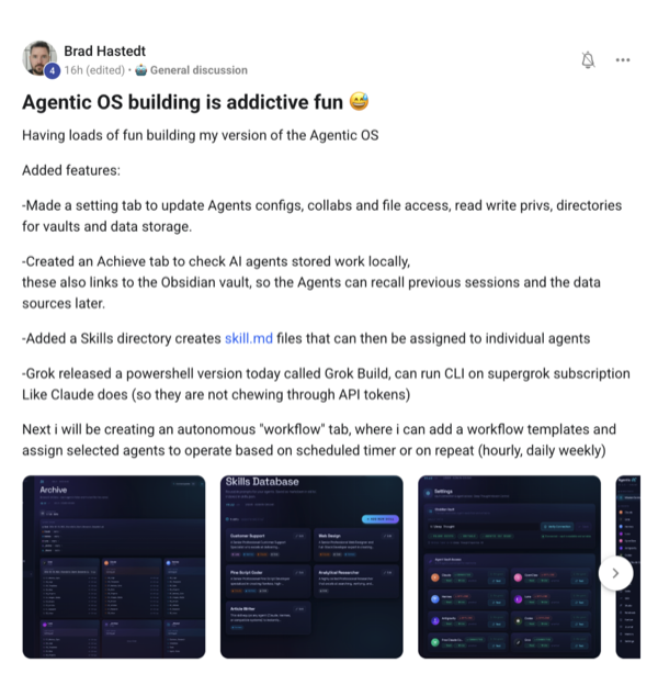 Screenshot of a real review from Brad Hastedt, an AI Profit Boardroom member